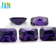 AAA Wholesale Amethyst Color Octagon CZ/ Cubic Zirconia